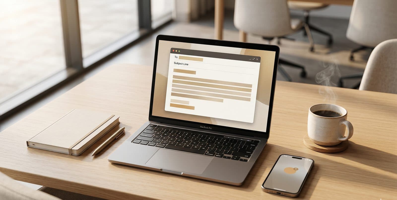 A classic fountain pen resting on a sheet of cream cotton paper, warm directional desk light, deep shadows.